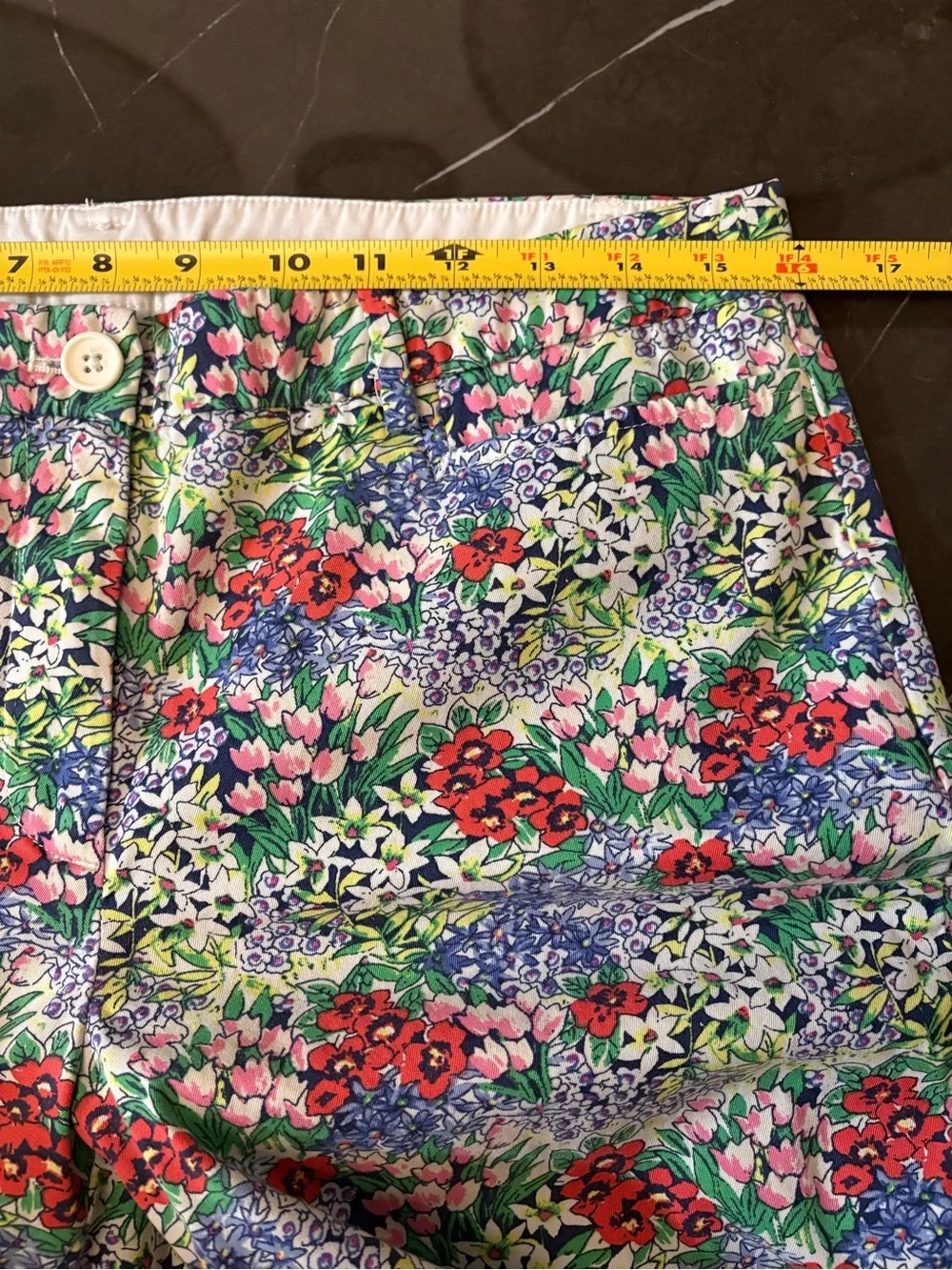 Talbots Perfect Skimmer Pedal Pusher Floral Pants Size 6 Spring Bloomcore Beachy - Picture 10 of 13